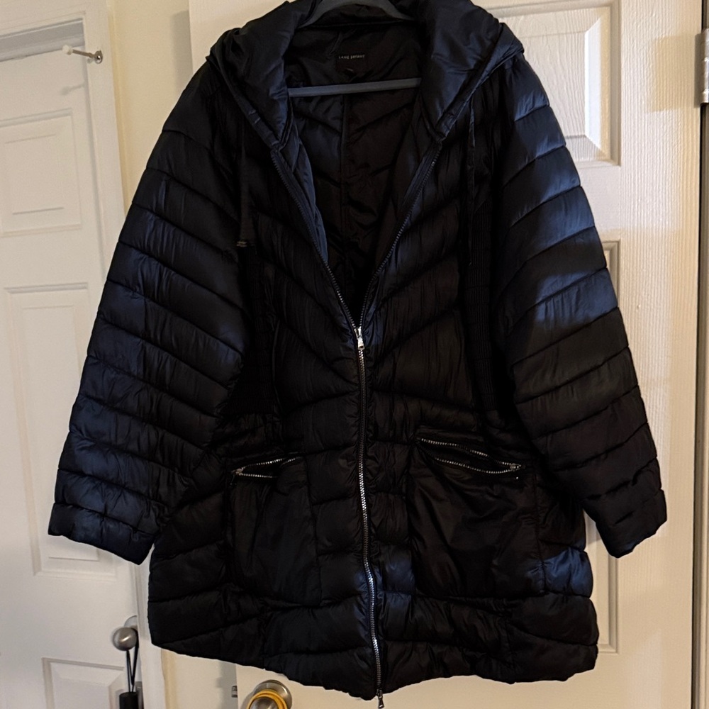 Lane Bryant Black Puffer Coat